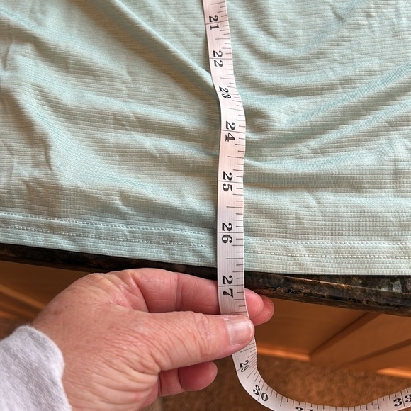 NWT Terramar All Season Performance Men’s Long Sleeve Shirt. Spring ‘23. Aqua. L - Picture 12 of 12